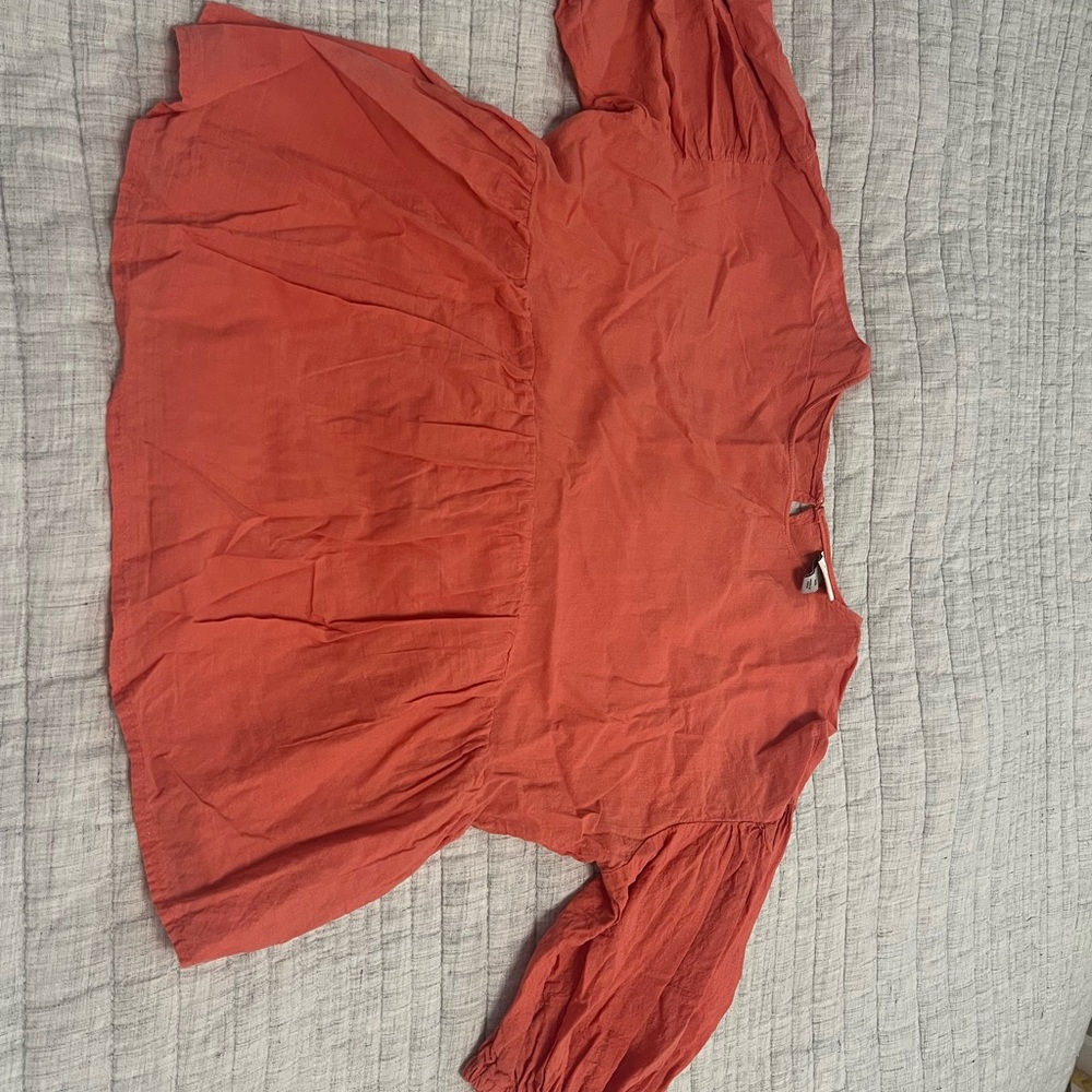 A New Day Coral Blouse